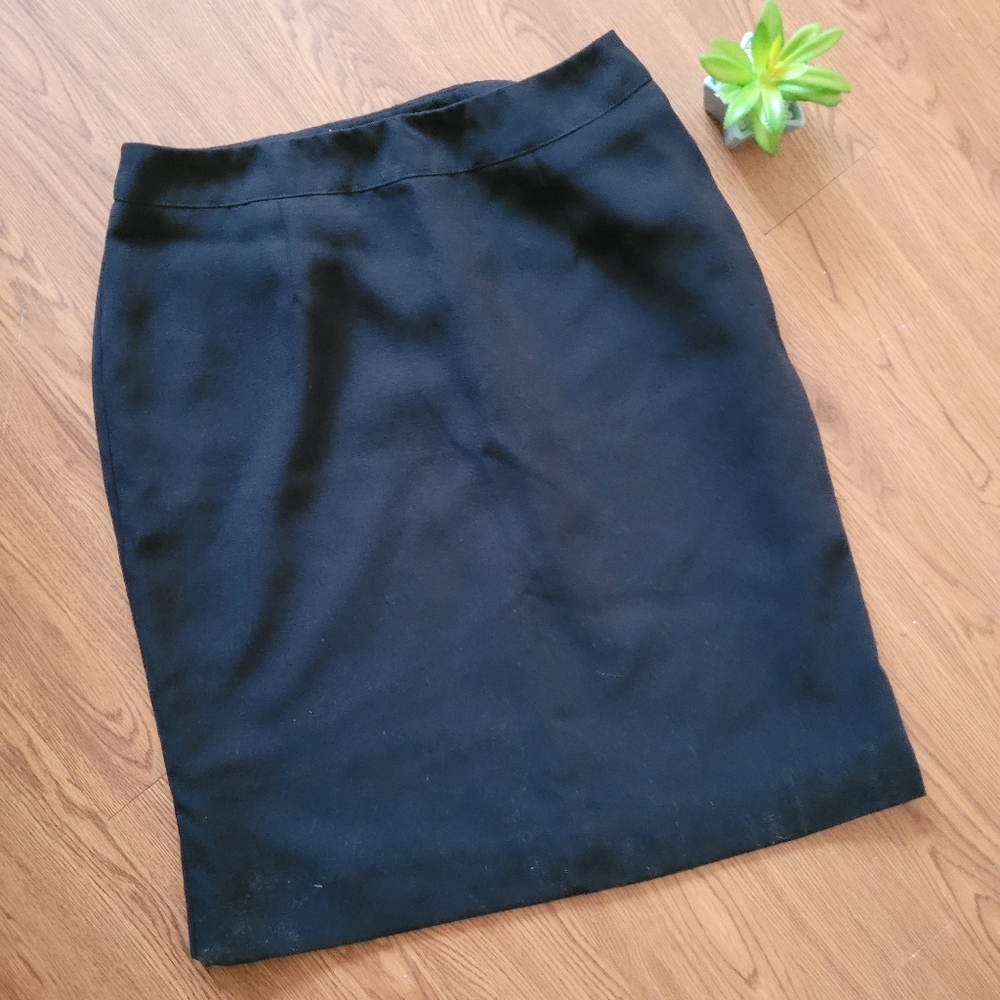 🍒5for$10 Paul Harris Design black pencil skirt. Sz 8